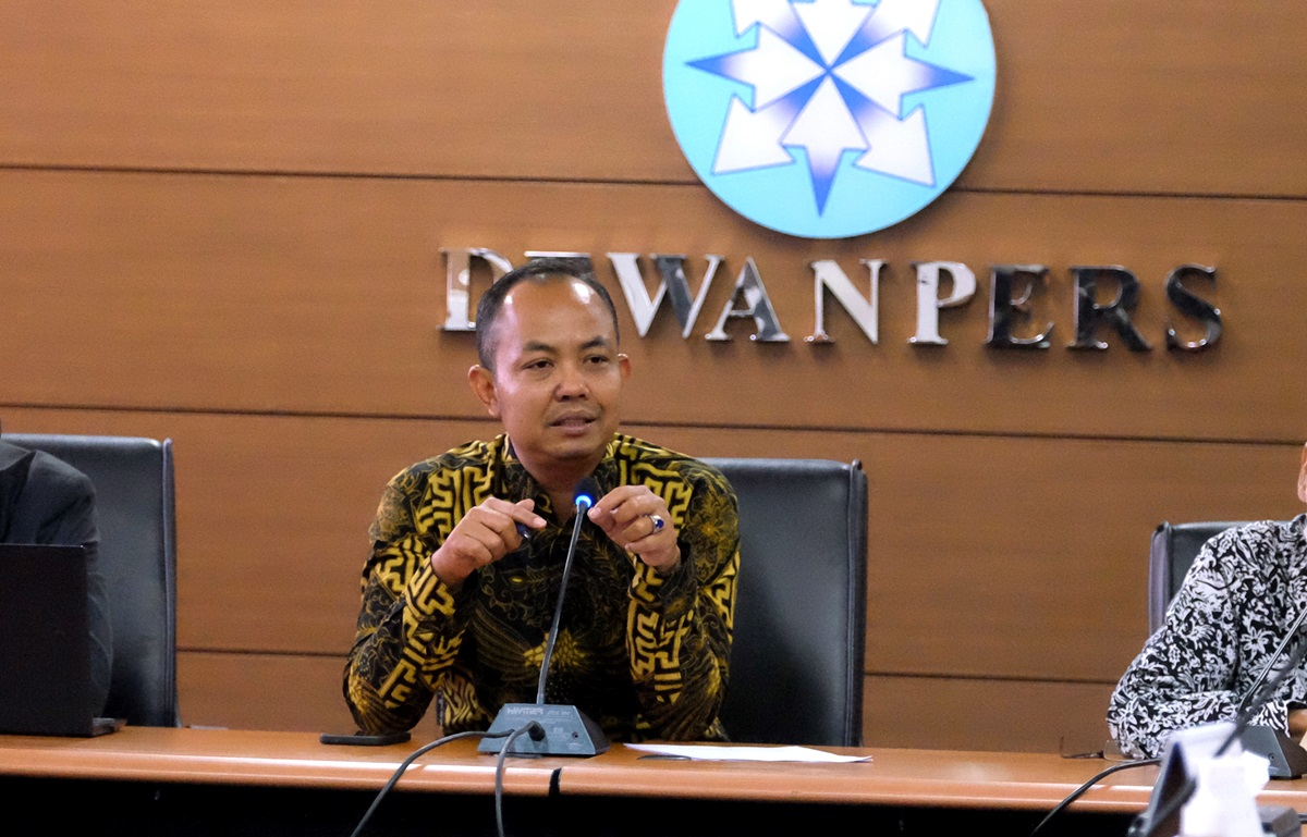 Ketua Komisi Pengaduan dan Penegakan Etika Pers Dewan Pers Muhammad Jazuli