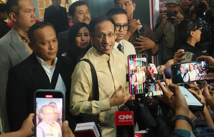 Nadiem Usai Diperiksa KPK