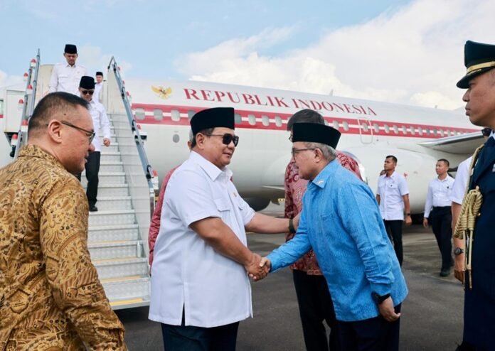 Presiden Prabowo Subianto Tiba di Singapura