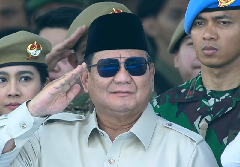 Presiden Prabowo Subianto di Batujajar
