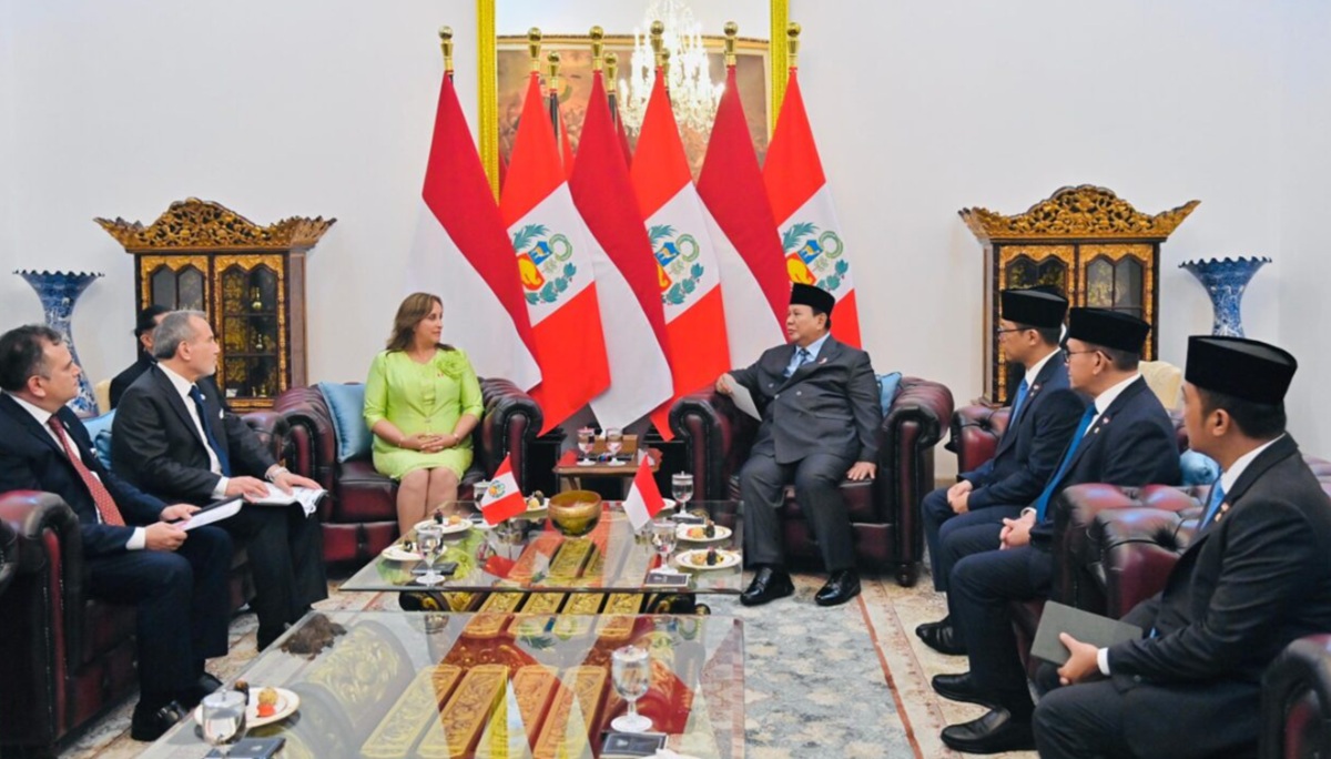 Presiden Prabowo bersama Presiden Peru