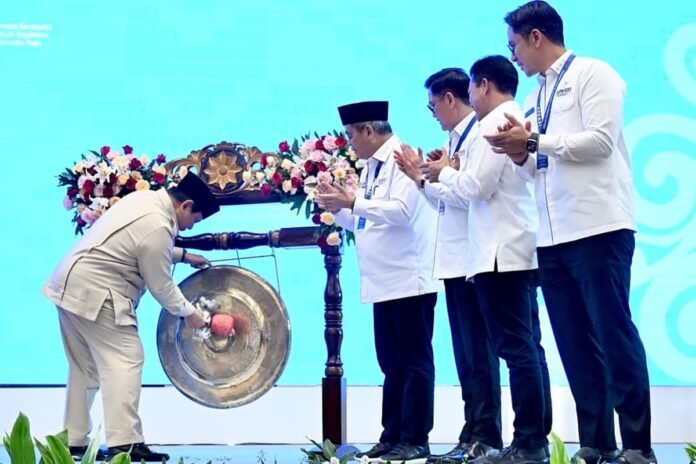 Presiden Prabowo saat meresmikan APKASI Otonomi Expo 2025