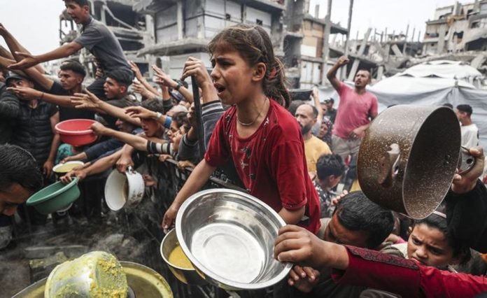 Masyarakat Palestina kelaparan