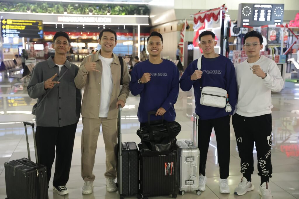 Tim badminton Indonesia berangkat ke Paris Prancis untuk Kejuaraan Dunia Bulutangkis 2025