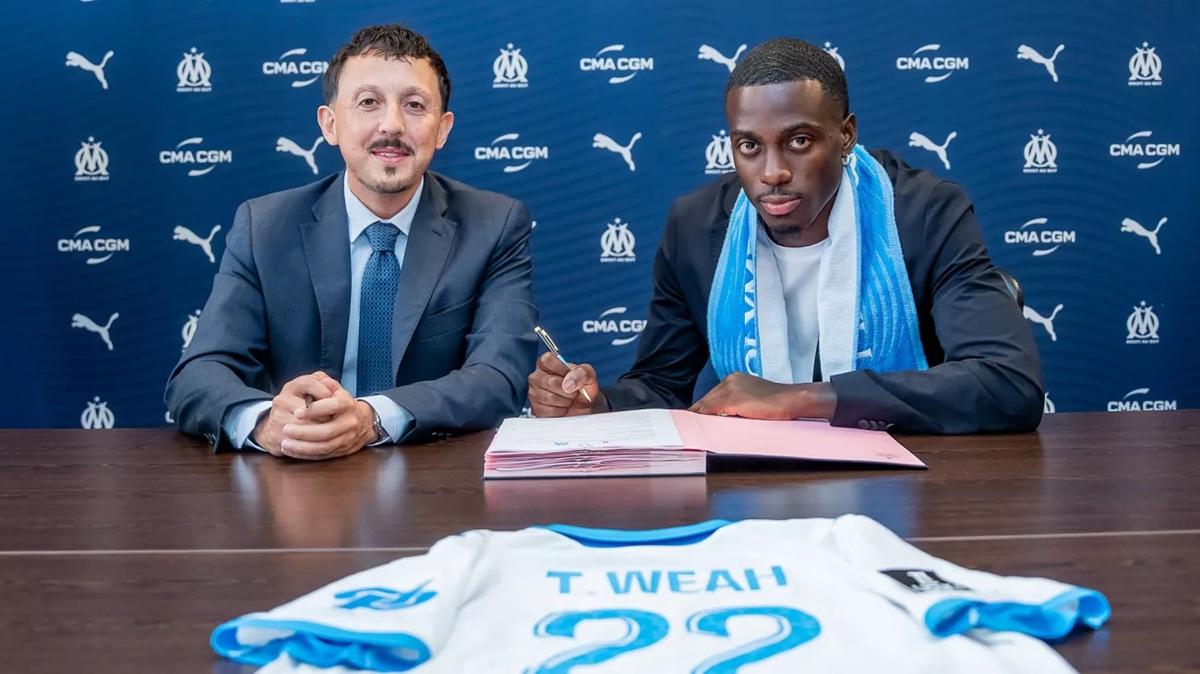 Timothy Weah gabung Marseille