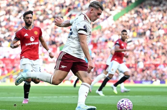 Viktor Gyokeres saat debut bersama Arsenal di Liga Inggris kontra Manchester United