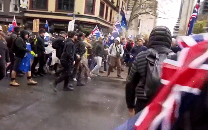 Demo anti imigrasi Australia