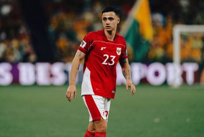 Eliano Reijnders bersama Timnas Indonesia