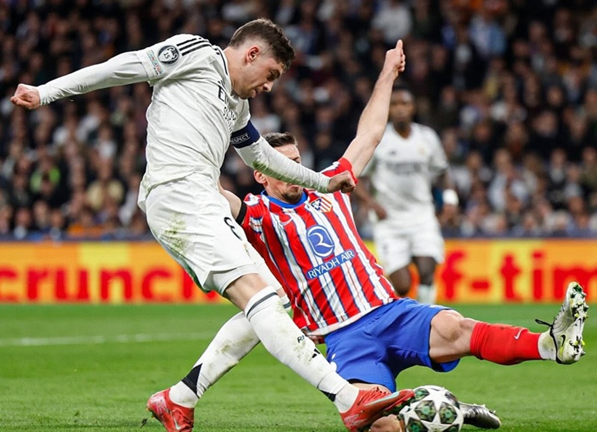 atletico madrid vs real madrid di liga spanyol