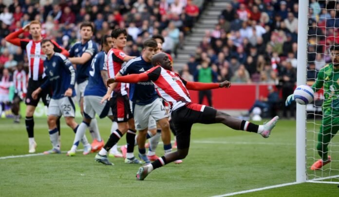 brentford vs manchester united di liga inggris