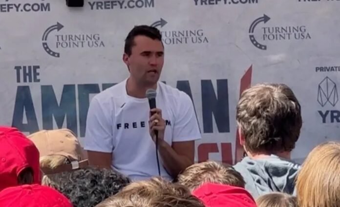 Charlie Kirk sebelum ditembak