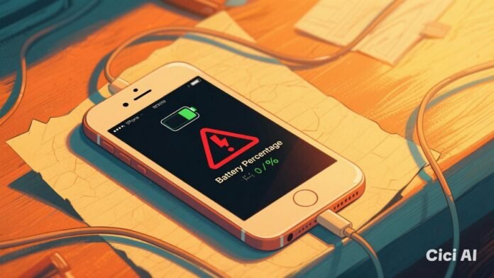 ilustrasi iphone boros baterai
