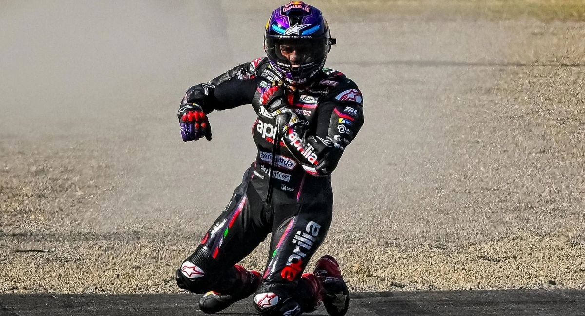 jorge martin jatuh di sprint race motogp jepang