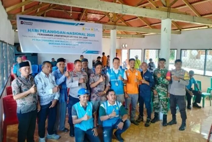 penyaluran listrik 24 jam di desa tonu jaya