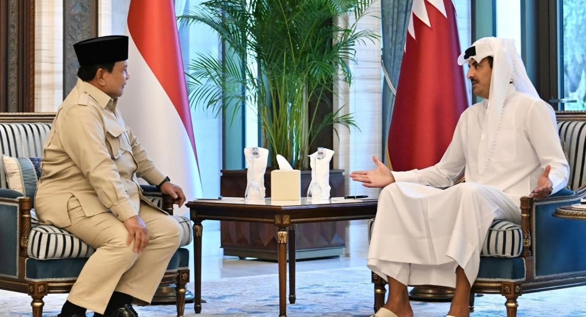 prabowo bertemu emir qatar