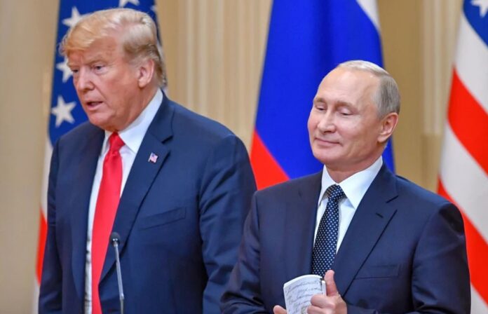 Donald Trump and Vladimir Putin