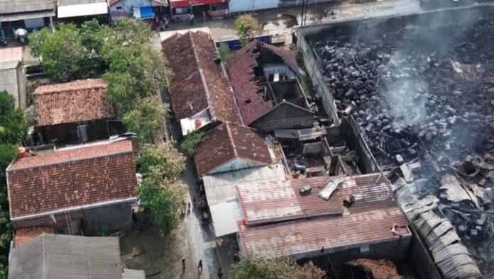 Kebakaran Rumah di Karawang