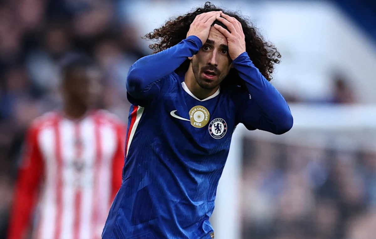 Marc Cucurella saat Chelsea bersua Sunderland di Liga Inggris