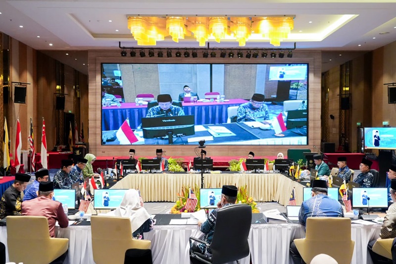 Mesyuarat Menteri-Menteri Agama MABIMS ke-21 yang berlangsung di Melaka _ HOLOPIS