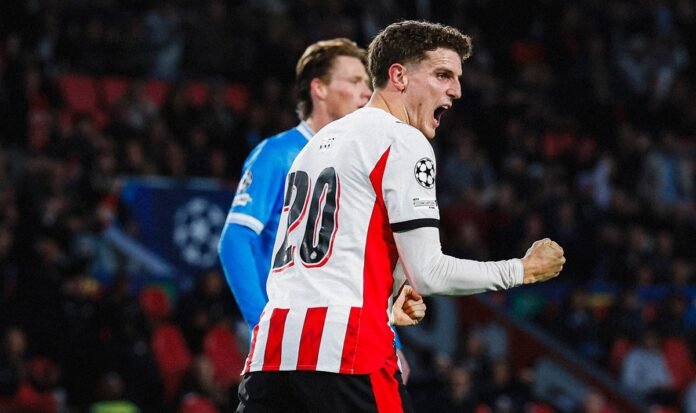 PSV vs Napoli di Liga Champions