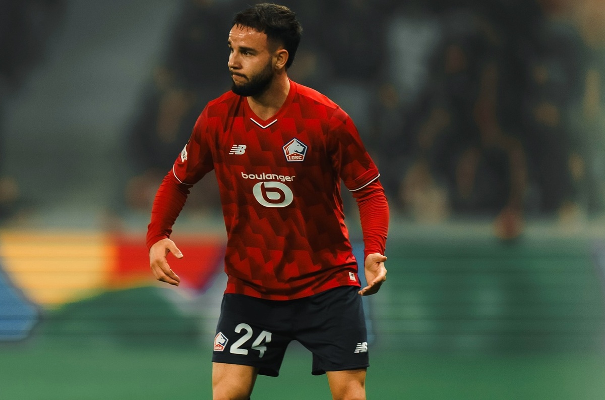 Pemain Timnas Indonesia, Calvin Verdonk saat tampil bersama Lille melawan PAOK di Liga Europa