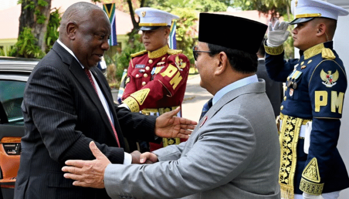 Presiden Cyril dan Presiden Prabowo _ HOLOPIS