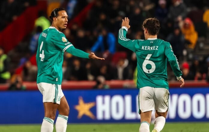 Skuad Liverpool saat kalah melawan Brentford