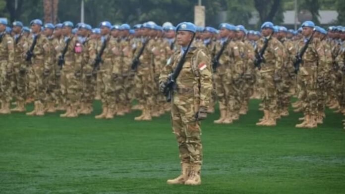423 personel Satgas BGC TNI Kontingen Garuda XXXIX-F/Monusco baru kembali dari misi perdamaian PBB di Kongo._HOLOPIS