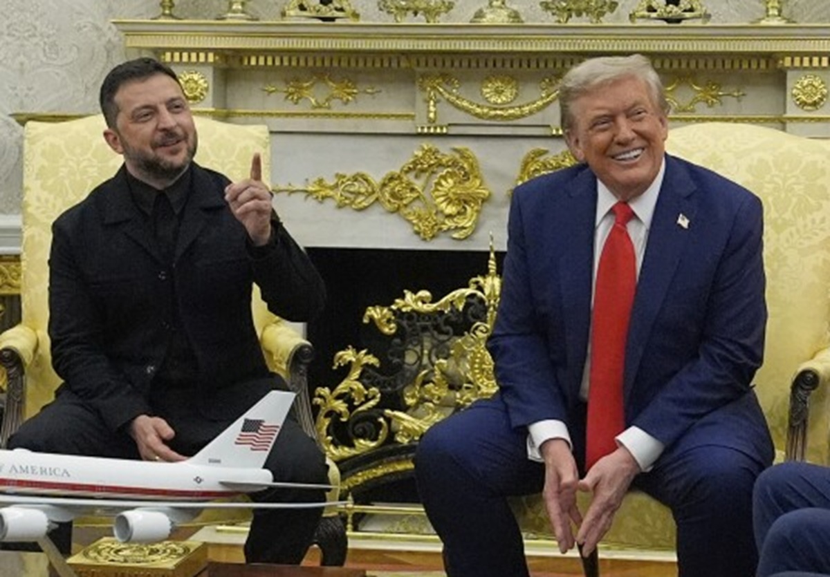 Volodymyr Zelenskyy dan Donald Trump
