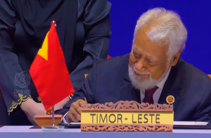 Xanana Gusmao in ASEAN Summit Community at Malaysia