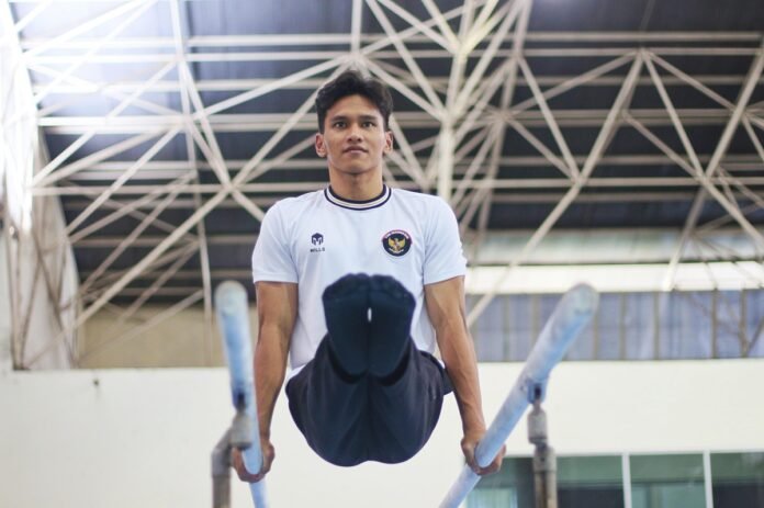 abiyu raffi, salah satu gymnast indonesia untuk ajang 53rd fig artistic gymnastics world championships 2025