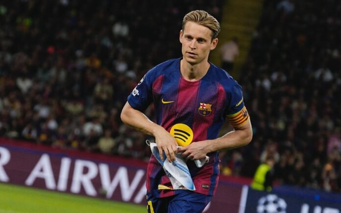 frenkie de jong bersama barcelona