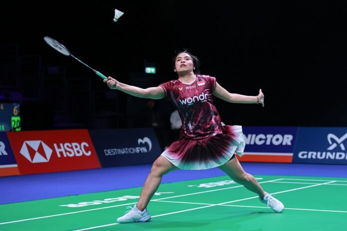 gregoria mariska tunjung di denmark open 2025