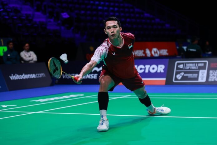 jonatan christie tampil di denmark open 2025