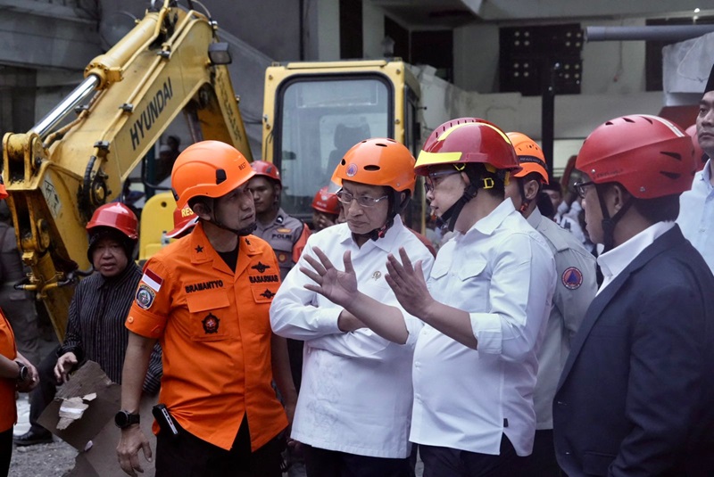 menag nasaruddin tinjau pesantren al khoziny