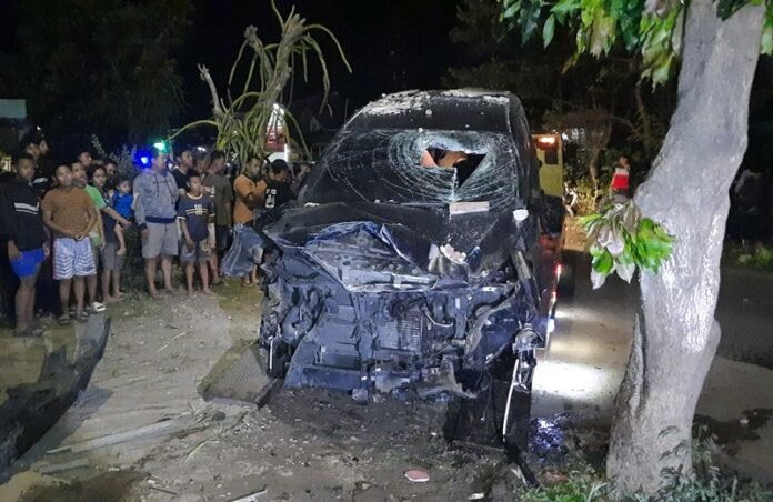 mobil biduan cantika davinca kecelakaan