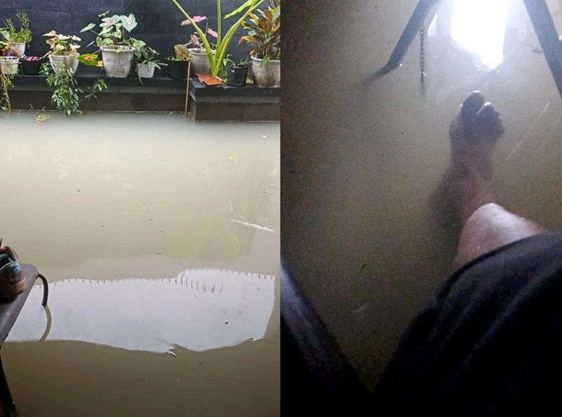 Banjir di Helvetia Timur Medan Holopis.com