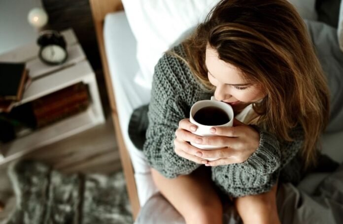 Drinking Coffee