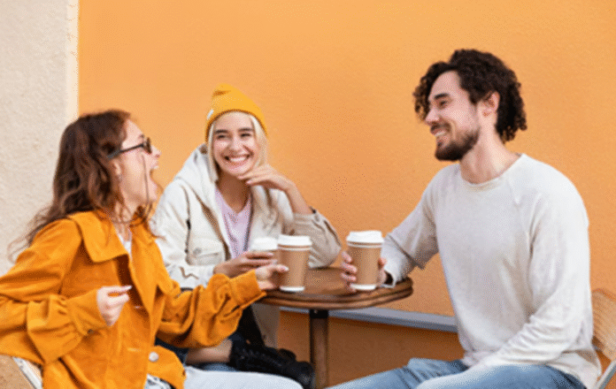 Gen z In coffeshop - Holopis
