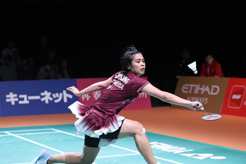 Gregoria Mariska Tunjung di final Japan Masters 2025 - Holopis