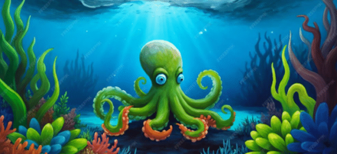 Ilustrasi Gurita