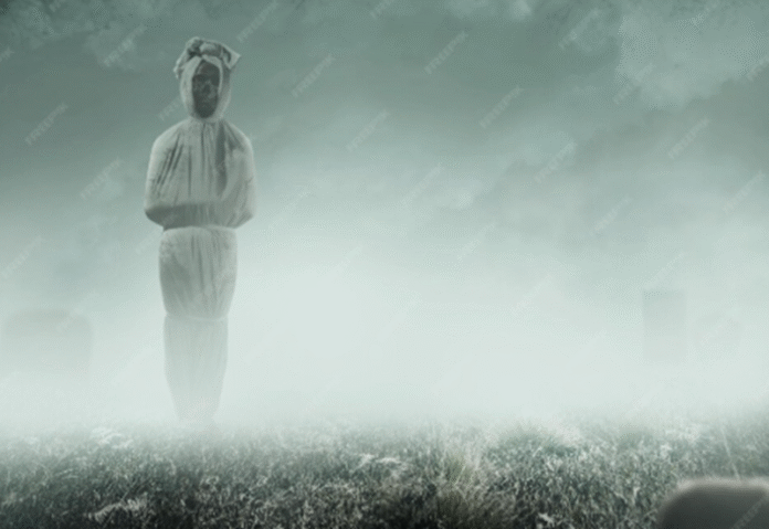 Ilustrasi Penampakan Pocong