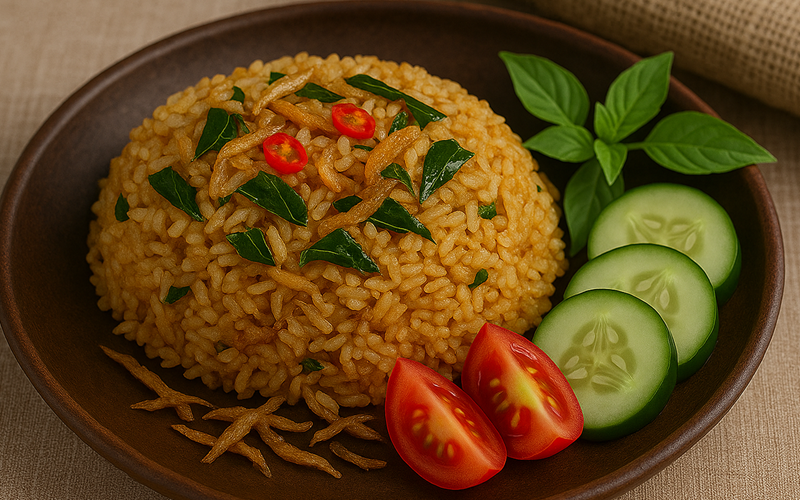 Nasi goreng daun jeruk