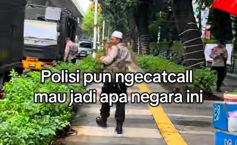 Oknum Polisi Pelaku Cat Calling