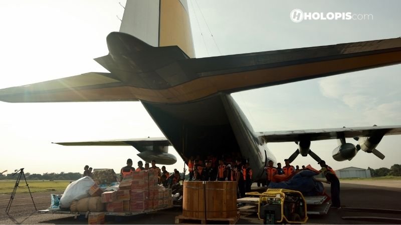 Pesawat TNI Bawa Bantuan ke Sumatera_3 - Holopis Pesawat TNI Bawa Bantuan ke Sumatera_3 - Holopis