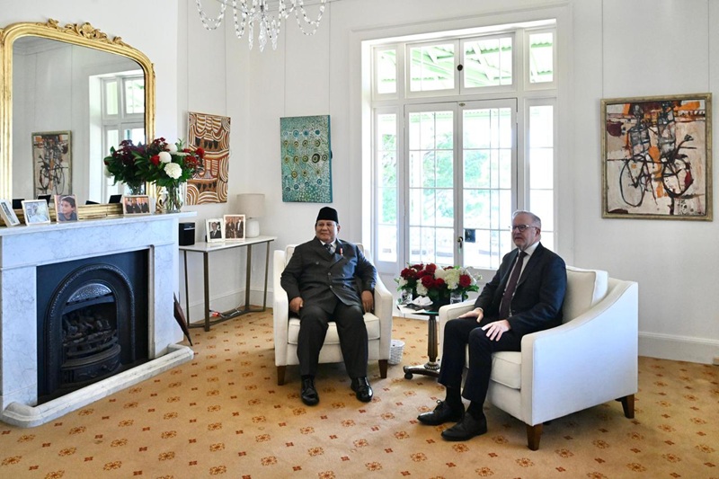 Presiden Prabowo Bertemu PM Albanese - Holopis