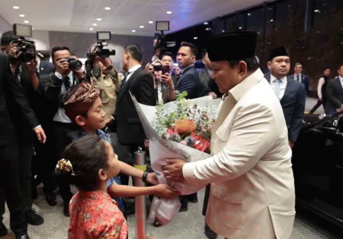 Presiden Prabowo Subianto Tiba di Shangri La Hotel Sydney