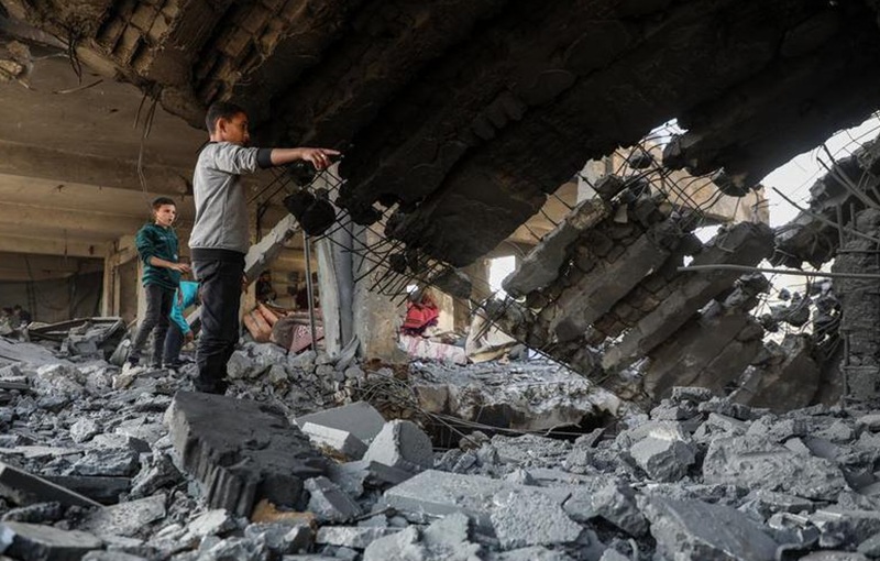 Rumah Gaza yang hancur karena Israel - Holopis.com