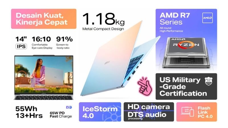 Spesifikasi dan Harga Laptop Infinix XBOOK B14_1 - Holopis