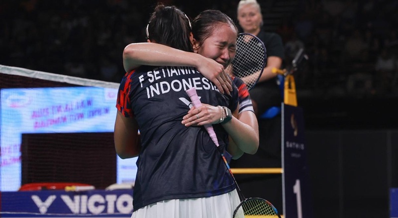 Tangis Rachel-Febi di final Australia Open 2025 - Holopis